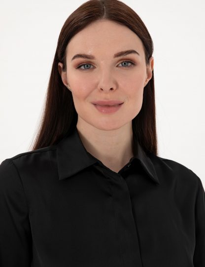 شومیز زنانه مشکی پیرکاردین
