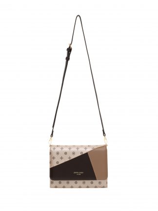 کیف دوشی زنانه طلایی پیرکاردین