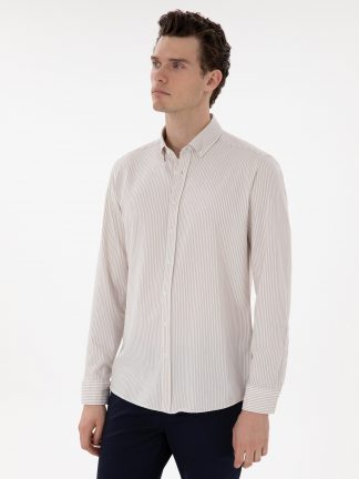 پیراهن مردانه بژ پیرکاردین