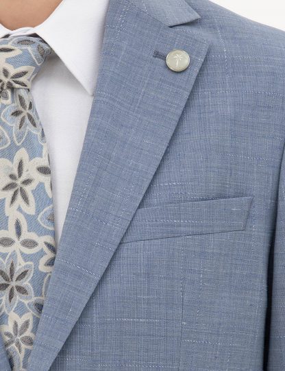 کت و شلوار مردانه آبی روشن پیرکاردین