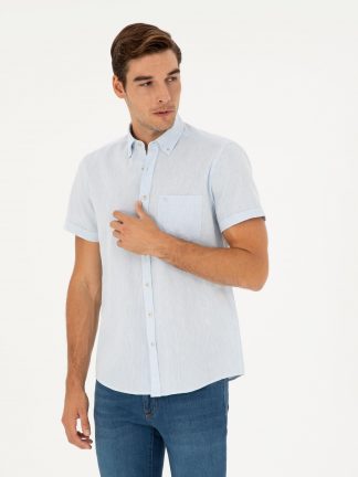 پیراهن آستین کوتاه مردانه پیرکاردین