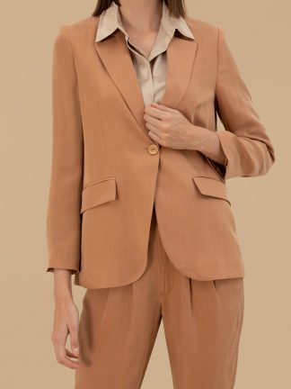 کت زنانه قهوه ای پیرکاردین