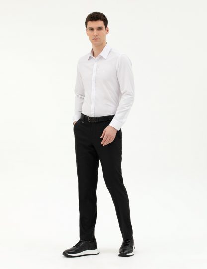 شلوار پارچه ای مردانه مشکی پیرکاردین