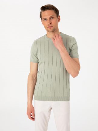 تی شرت مردانه سبز پیرکاردین