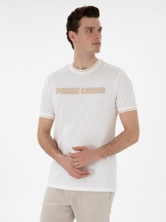 تی شرت مردانه بژ پیرکاردین