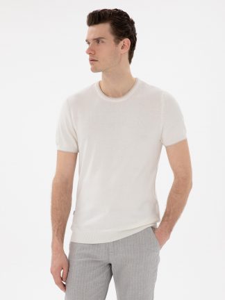 تی شرت مردانه بژ پیرکاردین