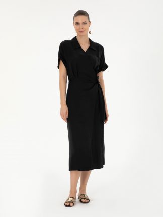 پیراهن زنانه مشکی پیرکاردین