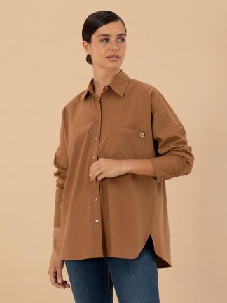 شومیز زنانه شتری پیرکاردین