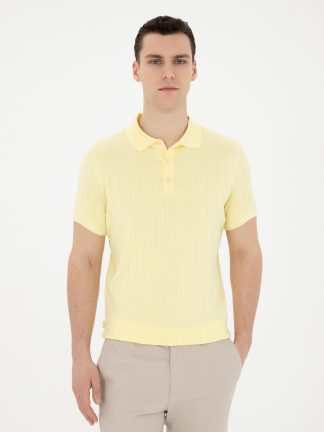 پولوشرت مردانه لیمویی پیرکاردین