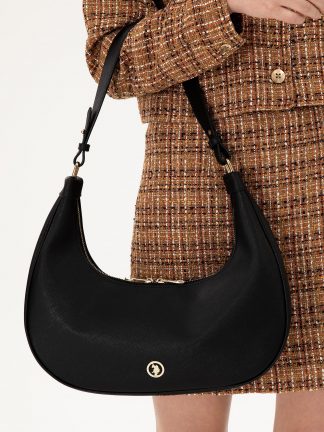 کیف زنانه مشکی یو اس پولو