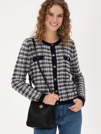 کیف زنانه مشکی یو اس پولو