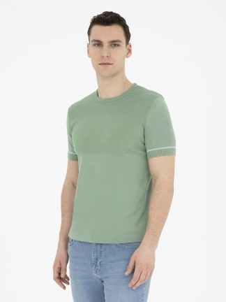 تی شرت مردانه سبز پیرکاردین