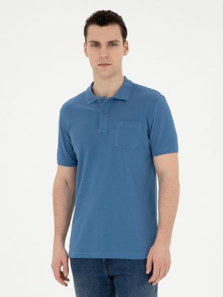 پولوشرت مردانه آبی تیره پیرکاردین