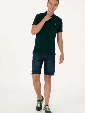 شلوارک مردانه سبز یو اس پولو