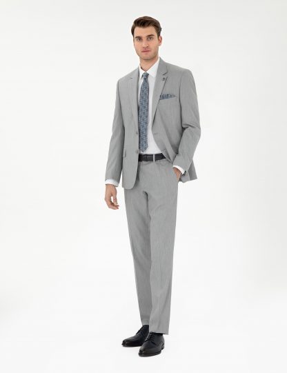 کت و شلوار مردانه خاکستری پیرکاردین