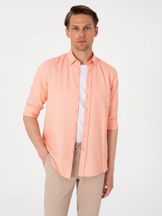 پیراهن مردانه مرجانی پیرکاردین