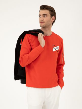 سویشرت مردانه قرمز پیرکاردین