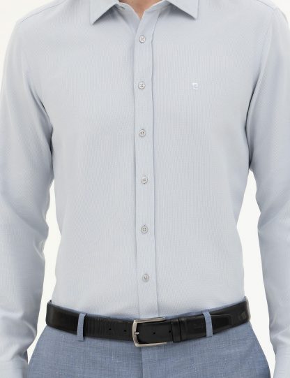 پیراهن مردانه خاکستری پیرکاردین