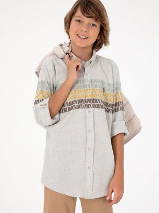 پیراهن پسرانه بژ یو اس پولو