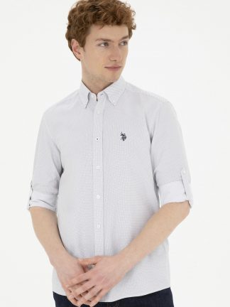 پیراهن مردانه سرمه ای یو اس پولو