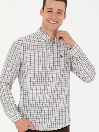 پیراهن مردانه سرمه ای یو اس پولو