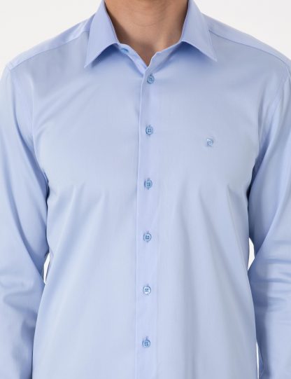 پیراهن رسمی مردانه آبی تیره پیرکاردین