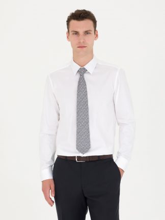 پیراهن رسمی مردانه سفید پیرکاردین