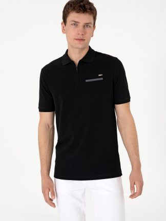 پولوشرت مردانه مشکی یو اس پولو