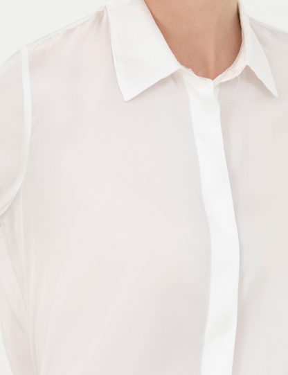 شومیز زنانه بژ پیرکاردین