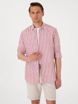 پیراهن مردانه گل انار پیرکاردین