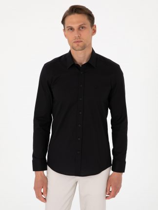 پیراهن مردانه مشکی پیرکاردین