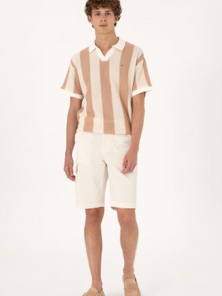 شلوارک مردانه کرم یو اس پولو