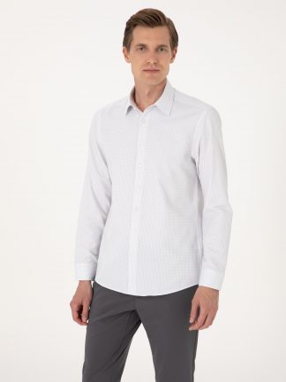 پیراهن مردانه خاکستری پیرکاردین