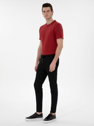 شلوار پارچه ای مردانه مشکی پیرکاردین