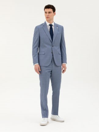 کت و شلوار مردانه آبی تیره پیرکاردین