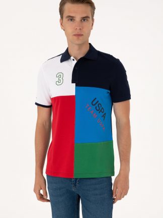 پولوشرت مردانه آبی کوبالت یو اس پولو