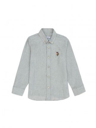 پیراهن پسرانه طوسی یو اس پولو