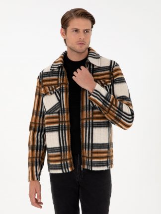 پیراهن مردانه قهوه ای پیرکاردین