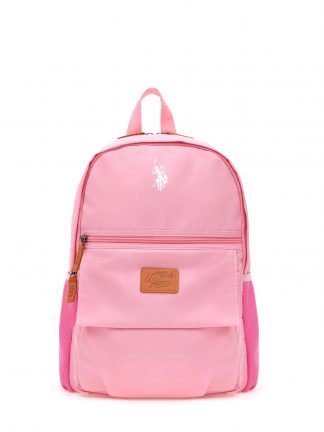 کوله پشتی دخترانه صورتی یو اس پولو