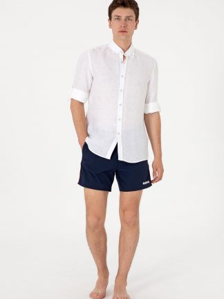 مایو مردانه سرمه ای یو اس پولو