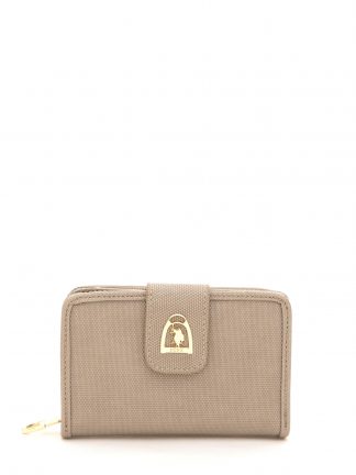 کیف پول زنانه طلایی یو اس پولو