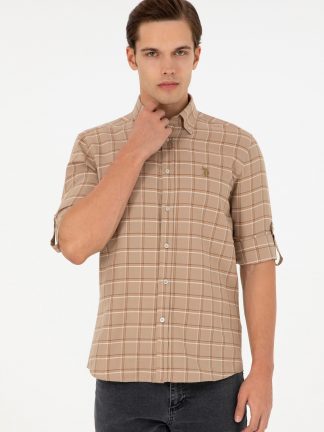 پیراهن مردانه بژ یو اس پولو