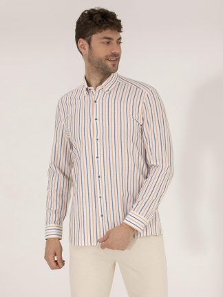 پیراهن مردانه گلبهی پیرکاردین