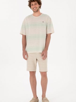 شلوارک مردانه شتری یو اس پولو