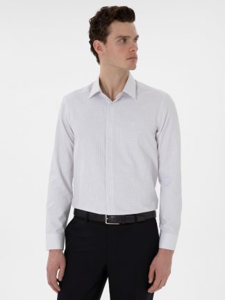 پیراهن مردانه خاکستری پیرکاردین