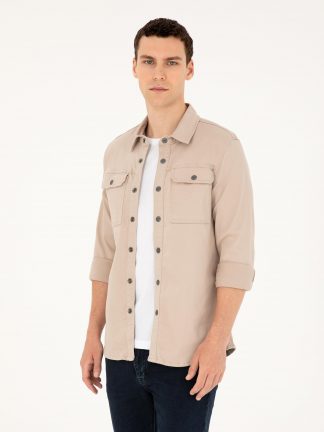 پیراهن مردانه بژ پیرکاردین