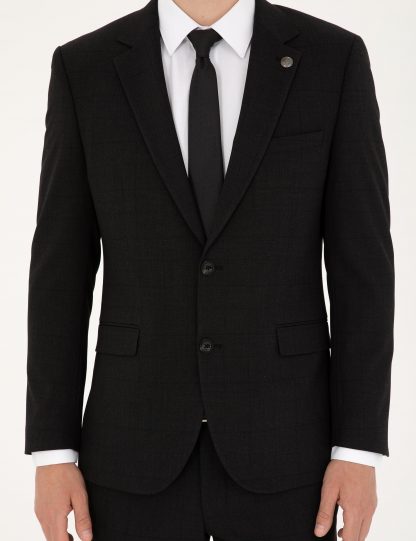 کت و شلوار مردانه خاکستری تیره پیرکاردین