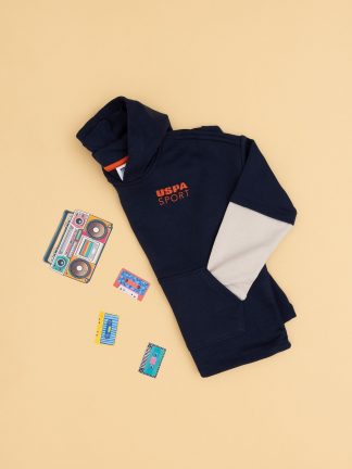 هودی پسرانه سرمه ای یو اس پولو