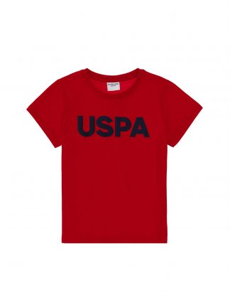 تی شرت پسرانه قرمز یو اس پولو