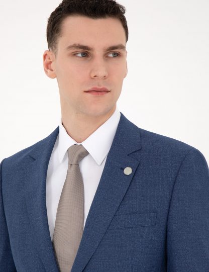 کت و شلوار مردانه آبی تیره پیرکاردین